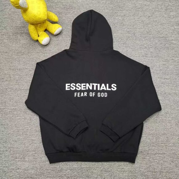 Fear of God Essentials Hoodies (FW24) Black - Picture 1 of 10